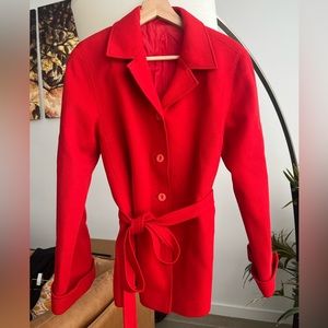 Vintage Red Adler Wool Jacket / Blazer